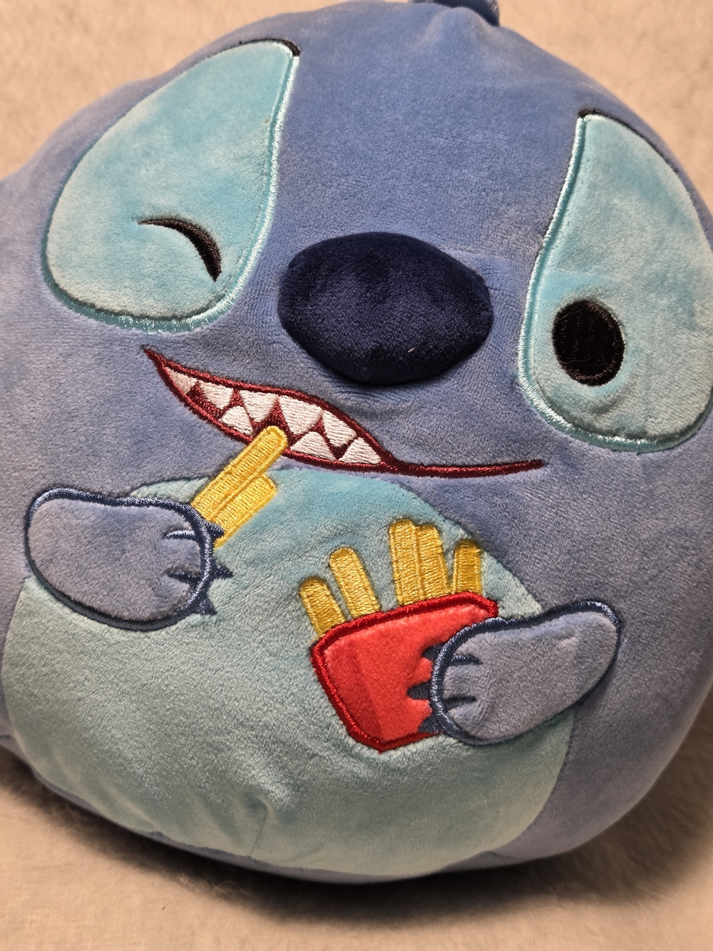 STITCH WITH FRIES Squishmallows Disney Squad 8" Plush Stuffed Toy NO HANGTAG